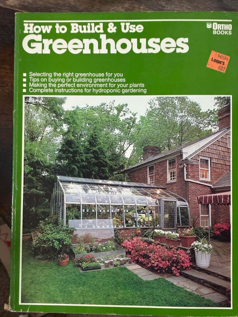 Ortho Books How to Build & Use Greenhouses Book